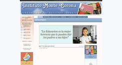 Desktop Screenshot of montecorona.edu.mx